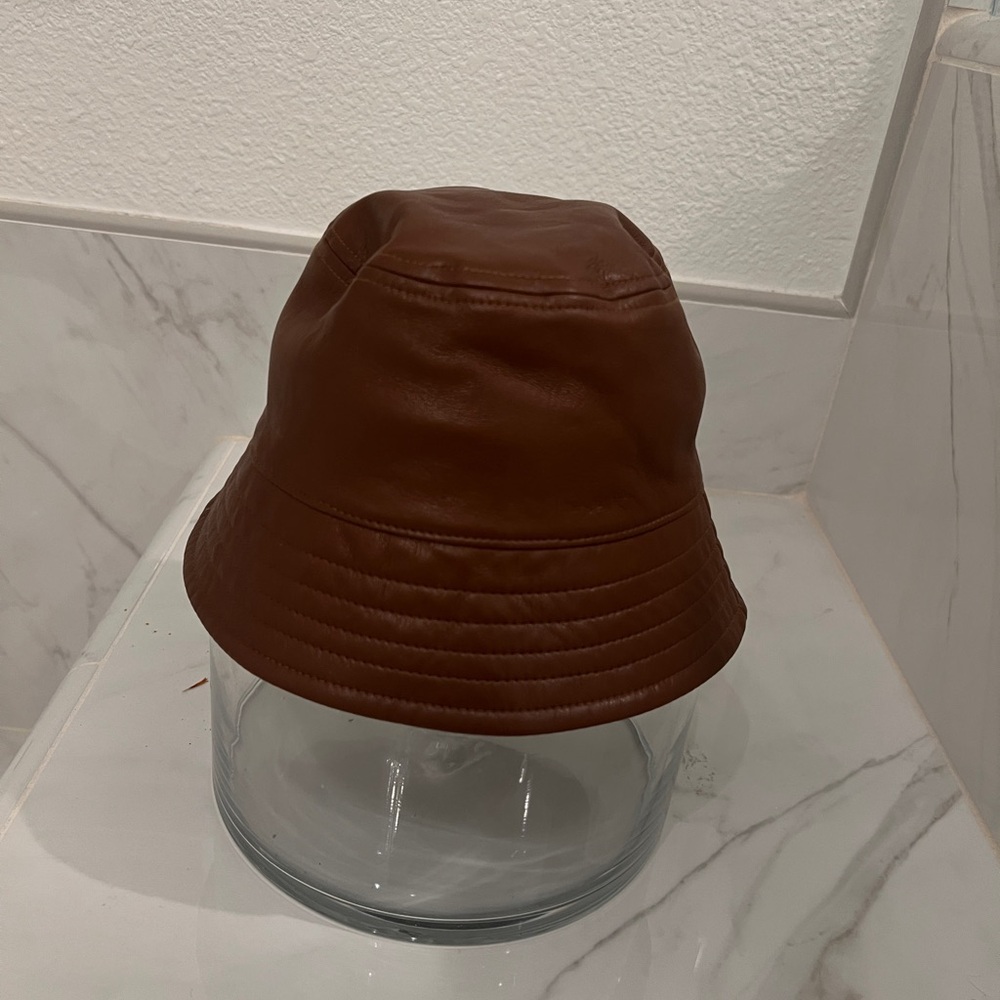 Babaton Chocolate Leather Hat